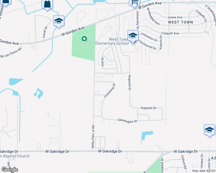 map of restaurants, bars, coffee shops, grocery stores, and more near 1203 Citrus Court in Albany