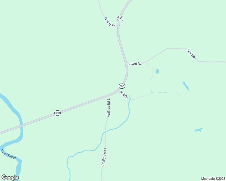 map of restaurants, bars, coffee shops, grocery stores, and more near 1301-1399 Highway 590 in Ellisville
