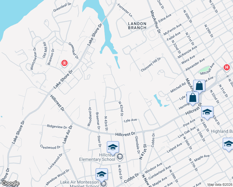 map of restaurants, bars, coffee shops, grocery stores, and more near 4126 Evergreen Drive in Waco