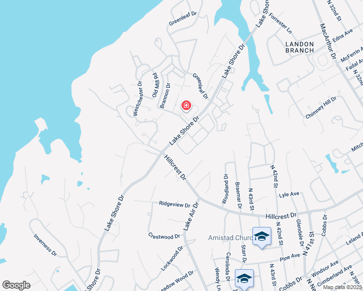 map of restaurants, bars, coffee shops, grocery stores, and more near 4750 Lake Shore Drive in Waco