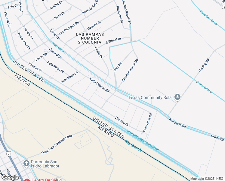 map of restaurants, bars, coffee shops, grocery stores, and more near 13584 Guitar Drive in San Elizario