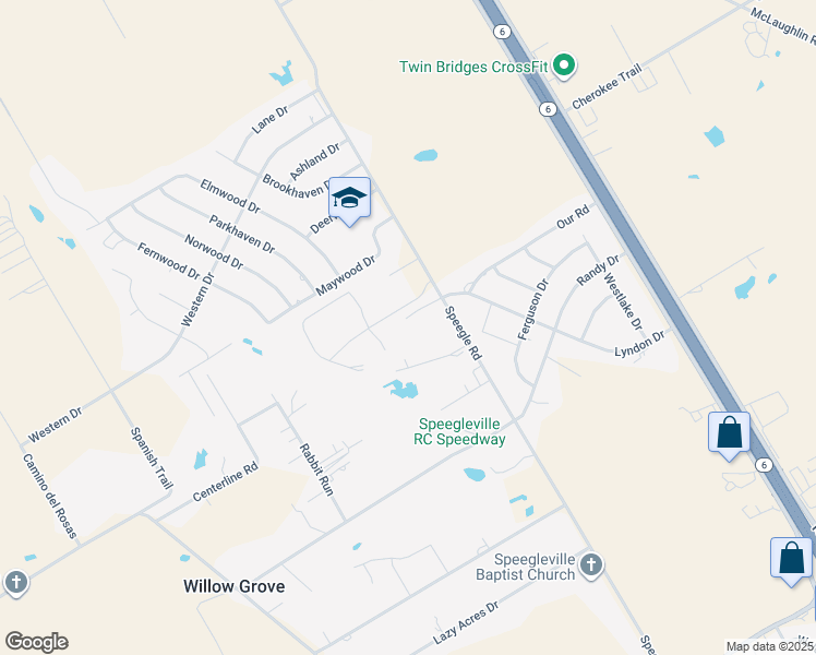 map of restaurants, bars, coffee shops, grocery stores, and more near 172 Sunlake Court in Waco