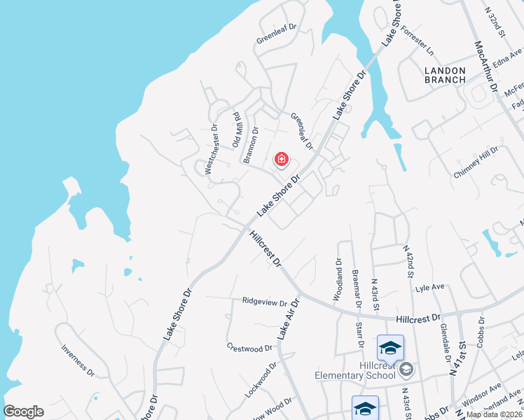 map of restaurants, bars, coffee shops, grocery stores, and more near 4750 Lake Shore Drive in Waco