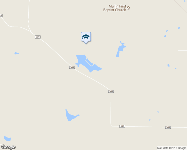 map of restaurants, bars, coffee shops, grocery stores, and more near in Mullin