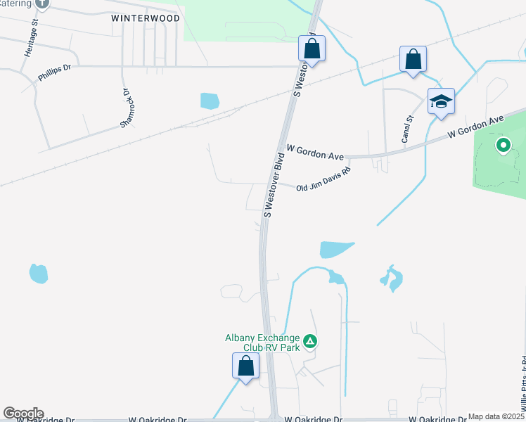 map of restaurants, bars, coffee shops, grocery stores, and more near 627 South Westover Boulevard in Albany