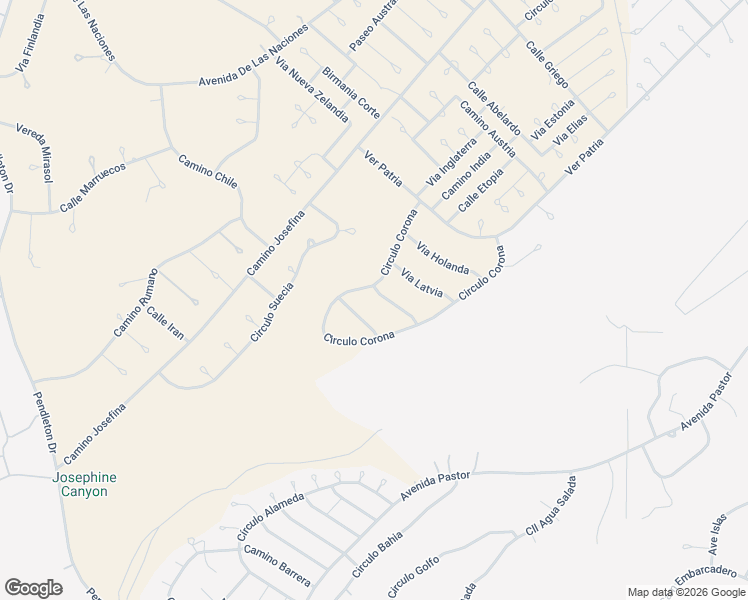 map of restaurants, bars, coffee shops, grocery stores, and more near 1712 Via Germania in Rio Rico