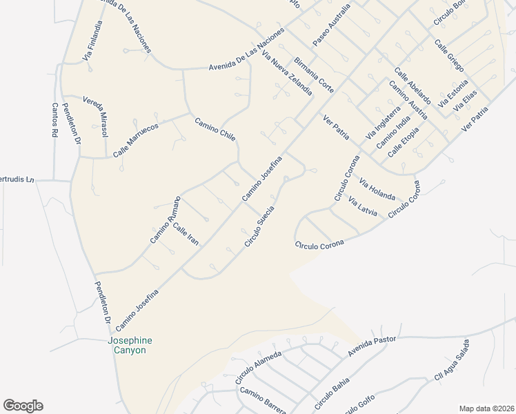 map of restaurants, bars, coffee shops, grocery stores, and more near 111 Camino Josefina in Rio Rico