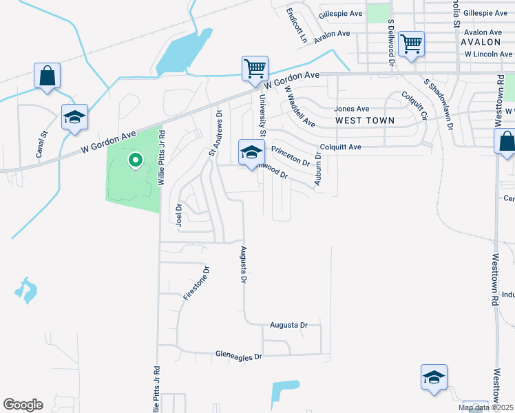 map of restaurants, bars, coffee shops, grocery stores, and more near 1125 University Street in Albany