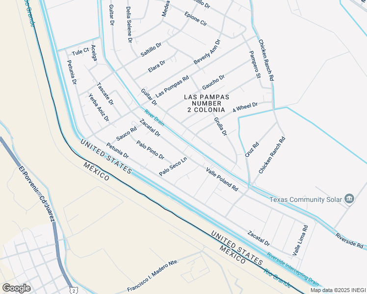 map of restaurants, bars, coffee shops, grocery stores, and more near 13491 Zacatal Drive in San Elizario