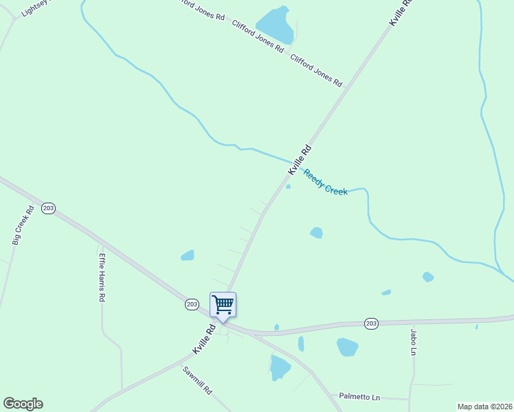 map of restaurants, bars, coffee shops, grocery stores, and more near 4900 Kville Road in Screven