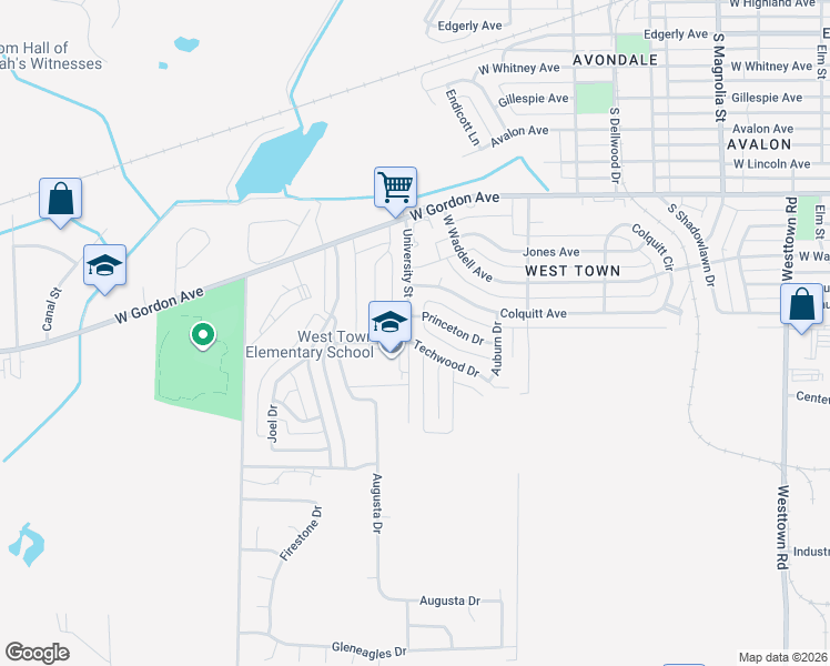 map of restaurants, bars, coffee shops, grocery stores, and more near 1107 University Street in Albany