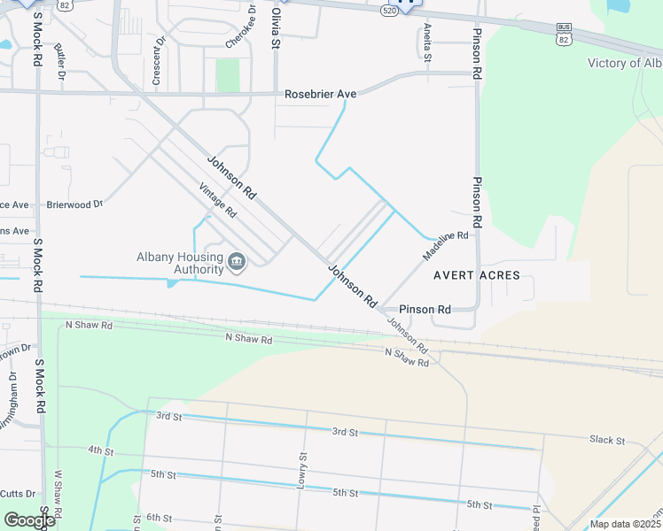 map of restaurants, bars, coffee shops, grocery stores, and more near 685 Johnson Road in Albany