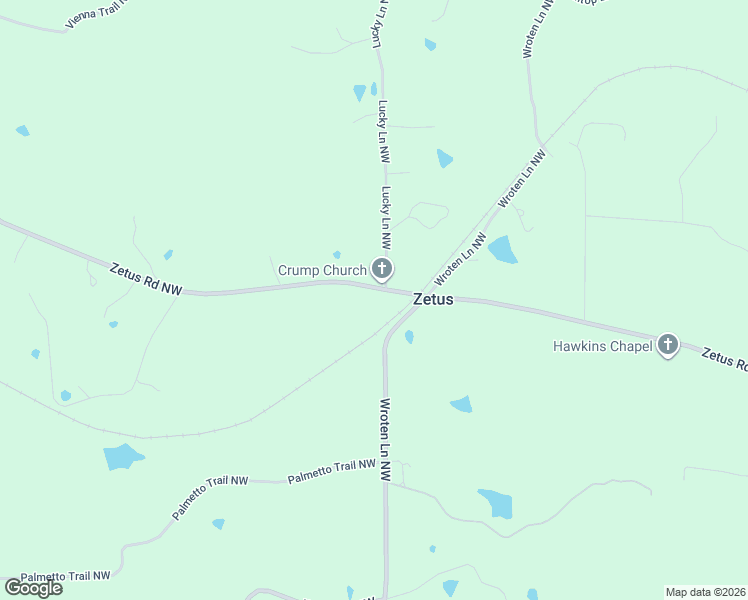 map of restaurants, bars, coffee shops, grocery stores, and more near 1018 Wroten Lane Northwest in Brookhaven