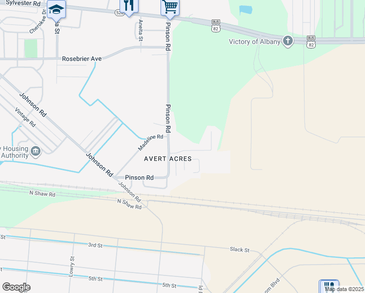 map of restaurants, bars, coffee shops, grocery stores, and more near 3009 Woodridge Court in Albany