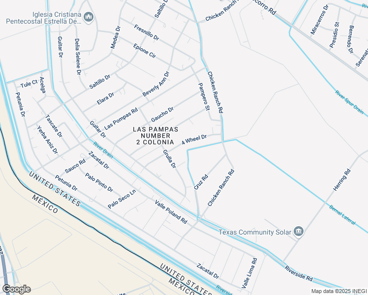 map of restaurants, bars, coffee shops, grocery stores, and more near 1248 4 Wheel Drive in San Elizario