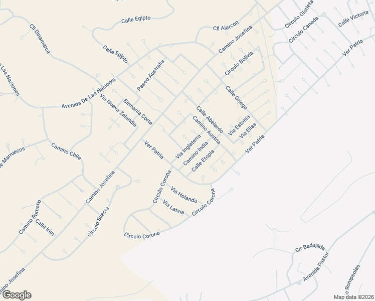 map of restaurants, bars, coffee shops, grocery stores, and more near 30 Camino Inda in Rio Rico