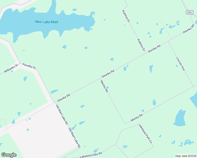 map of restaurants, bars, coffee shops, grocery stores, and more near 1403 Steinke Road in Mart