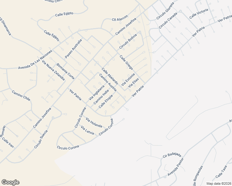 map of restaurants, bars, coffee shops, grocery stores, and more near 49 Calle Etopia in Rio Rico