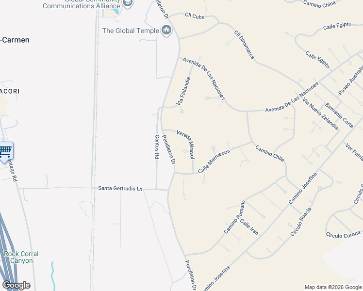 map of restaurants, bars, coffee shops, grocery stores, and more near 103 Vereda Mirasol in Rio Rico