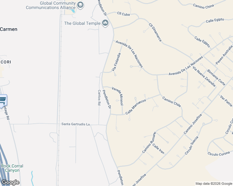 map of restaurants, bars, coffee shops, grocery stores, and more near 109 Vereda Mirasol in Rio Rico