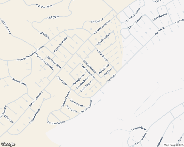 map of restaurants, bars, coffee shops, grocery stores, and more near 1759 Camino Austria in Rio Rico