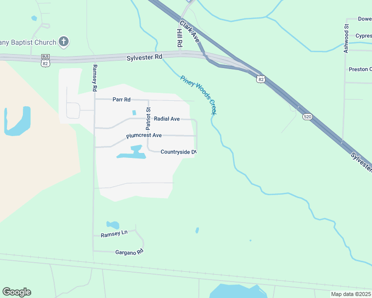 map of restaurants, bars, coffee shops, grocery stores, and more near 3715 Countryside Drive in Albany