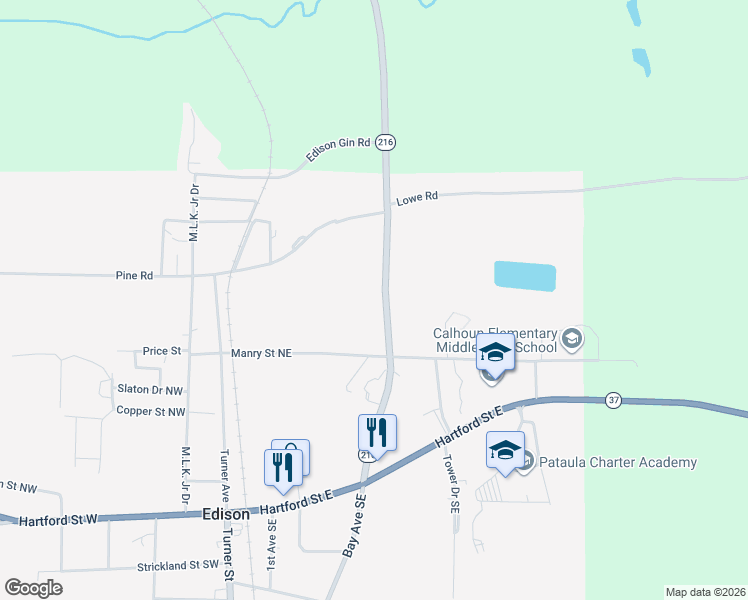 map of restaurants, bars, coffee shops, grocery stores, and more near 775 Bay Avenue Northeast in Edison