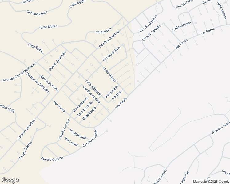 map of restaurants, bars, coffee shops, grocery stores, and more near 109 Via Estonia in Rio Rico