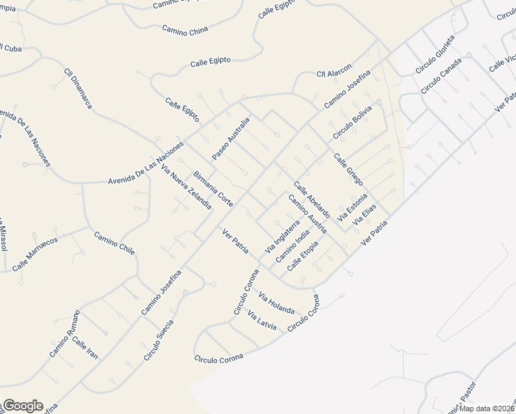 map of restaurants, bars, coffee shops, grocery stores, and more near 1772 Via Lorena in Rio Rico
