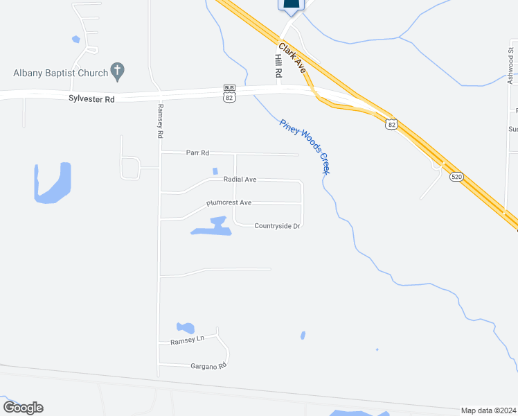 map of restaurants, bars, coffee shops, grocery stores, and more near 3708 Plumcrest Avenue in Albany