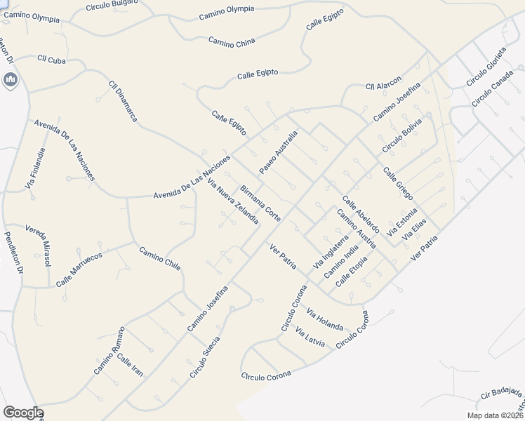 map of restaurants, bars, coffee shops, grocery stores, and more near 1787 Birmania Corte in Rio Rico