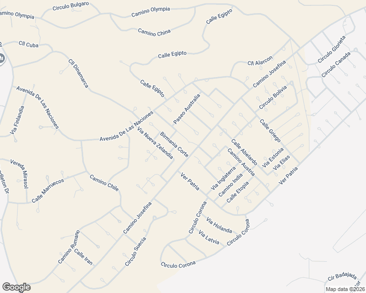map of restaurants, bars, coffee shops, grocery stores, and more near 1787 Birmania Corte in Rio Rico