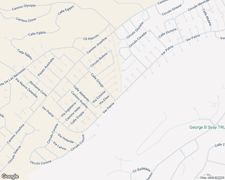 map of restaurants, bars, coffee shops, grocery stores, and more near 102 Habana Court in Rio Rico
