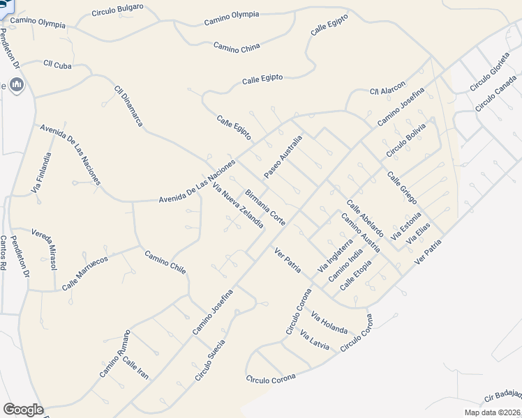 map of restaurants, bars, coffee shops, grocery stores, and more near 1787 Birmania Corte in Rio Rico