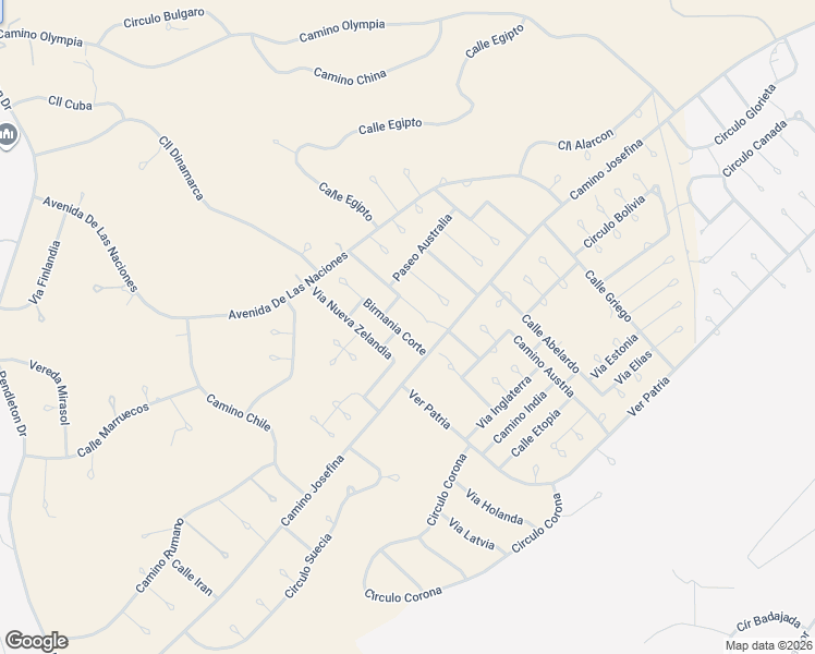 map of restaurants, bars, coffee shops, grocery stores, and more near 1787 Birmania Corte in Rio Rico