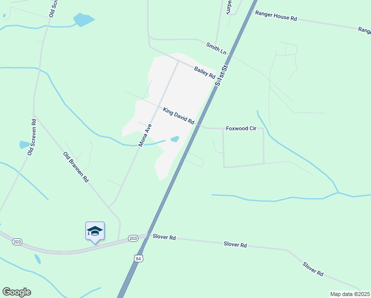 map of restaurants, bars, coffee shops, grocery stores, and more near 5686 Waycross Highway in Jesup