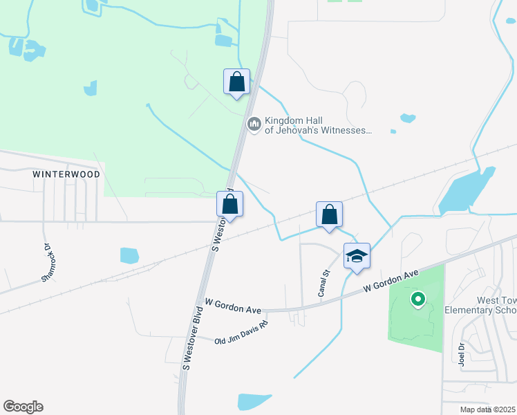 map of restaurants, bars, coffee shops, grocery stores, and more near 2620 Erica Court in Albany