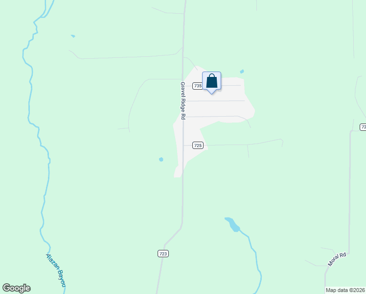 map of restaurants, bars, coffee shops, grocery stores, and more near 3323 County Road 723 in Nacogdoches