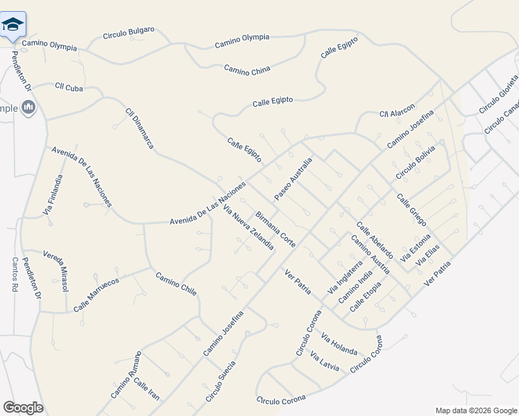 map of restaurants, bars, coffee shops, grocery stores, and more near 1801 Birmania Corte in Rio Rico