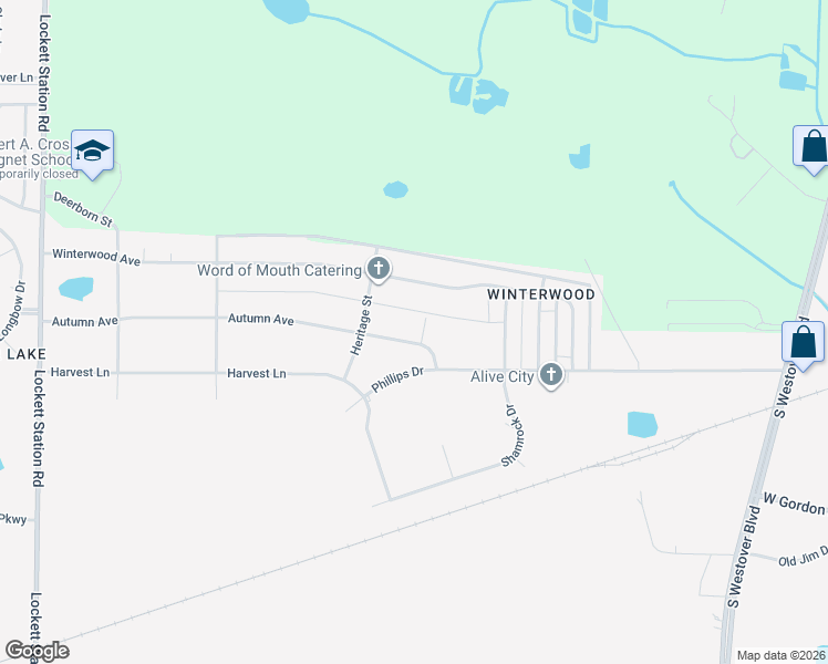 map of restaurants, bars, coffee shops, grocery stores, and more near 2909 Autumn Avenue in Albany