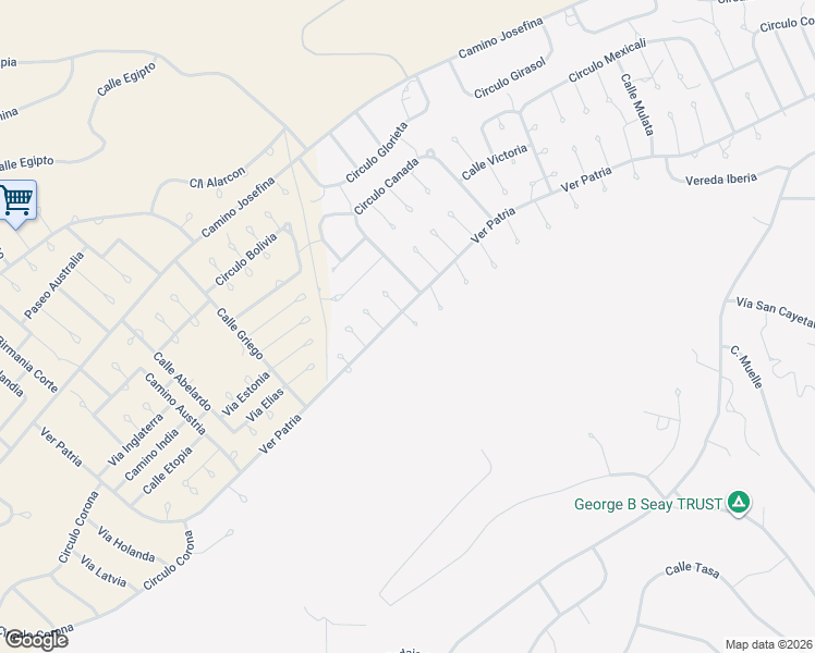 map of restaurants, bars, coffee shops, grocery stores, and more near 147 Vereda Patria in Rio Rico