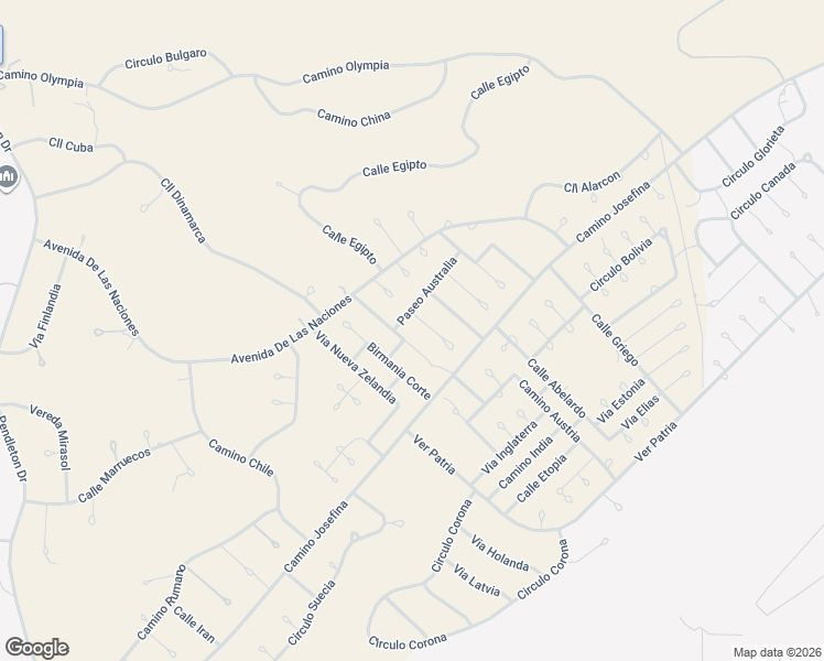 map of restaurants, bars, coffee shops, grocery stores, and more near 1805 Cajeme Court in Rio Rico