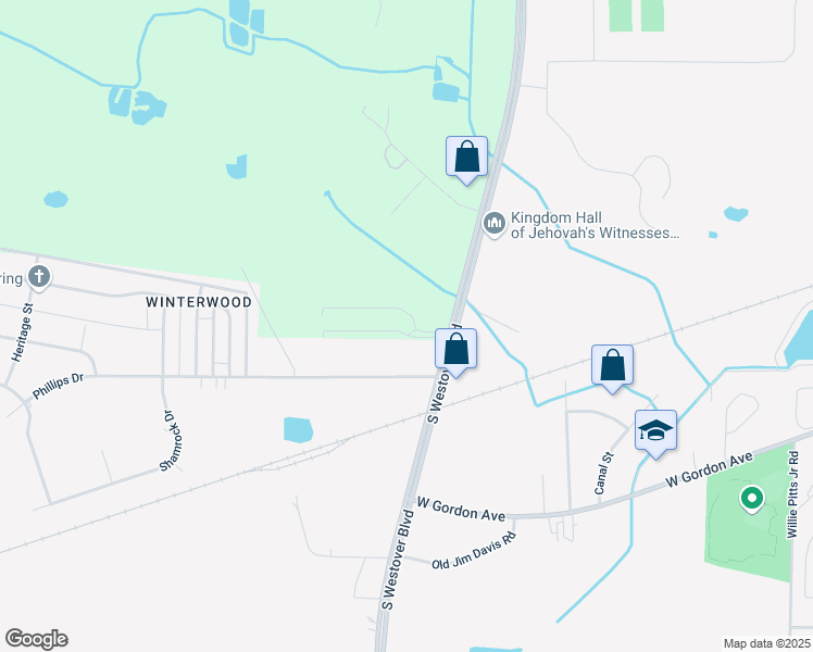 map of restaurants, bars, coffee shops, grocery stores, and more near 419 South Westover Boulevard in Albany