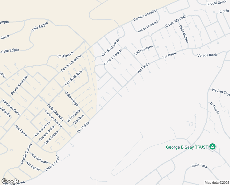 map of restaurants, bars, coffee shops, grocery stores, and more near 1770 Guess Court in Rio Rico