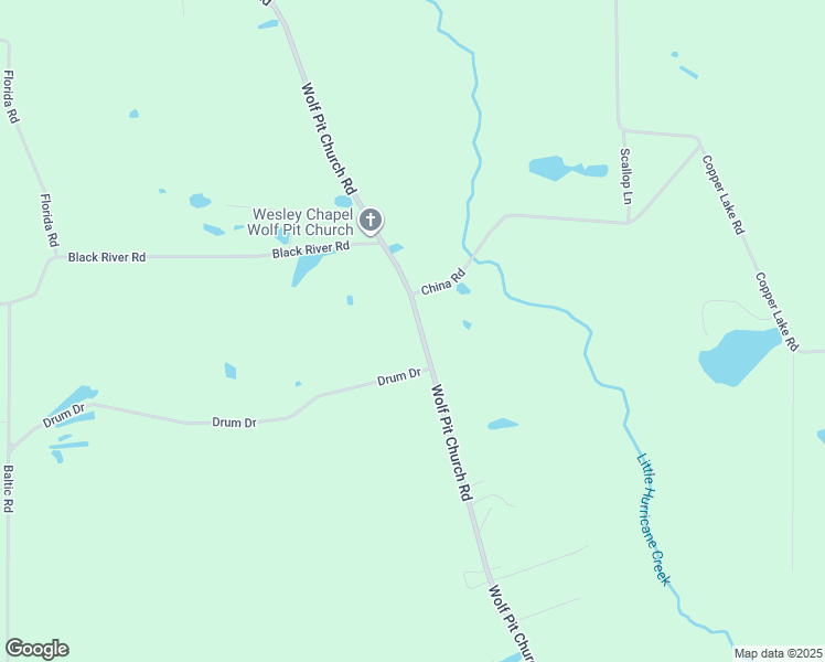 map of restaurants, bars, coffee shops, grocery stores, and more near 480 Wolf Pit Church Road in Nicholls