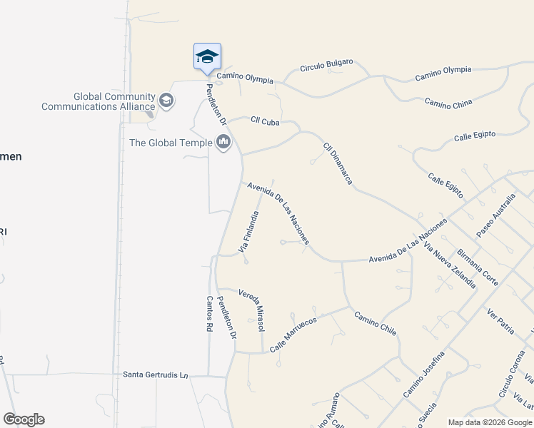 map of restaurants, bars, coffee shops, grocery stores, and more near 115 Via Finlandia in Rio Rico