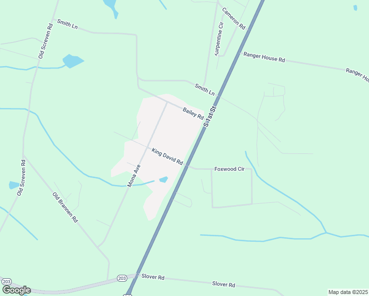 map of restaurants, bars, coffee shops, grocery stores, and more near 5480 Waycross Highway in Jesup