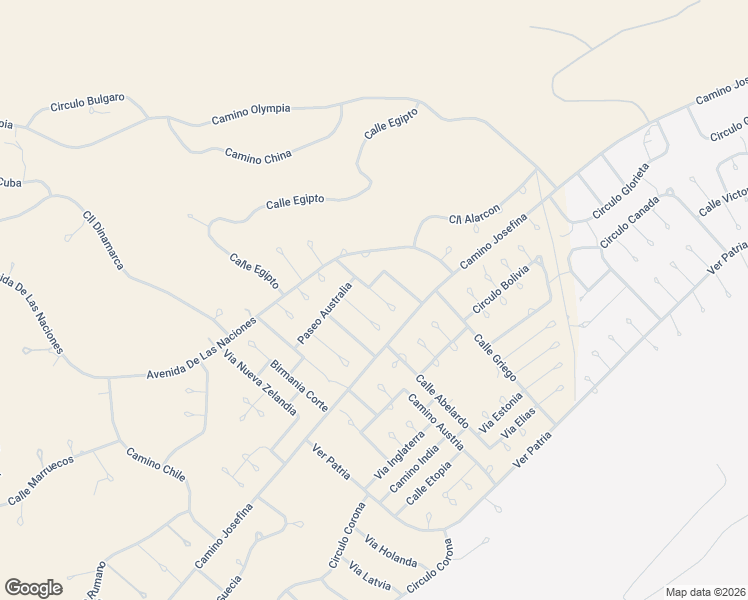 map of restaurants, bars, coffee shops, grocery stores, and more near 1808 Japon Court in Rio Rico