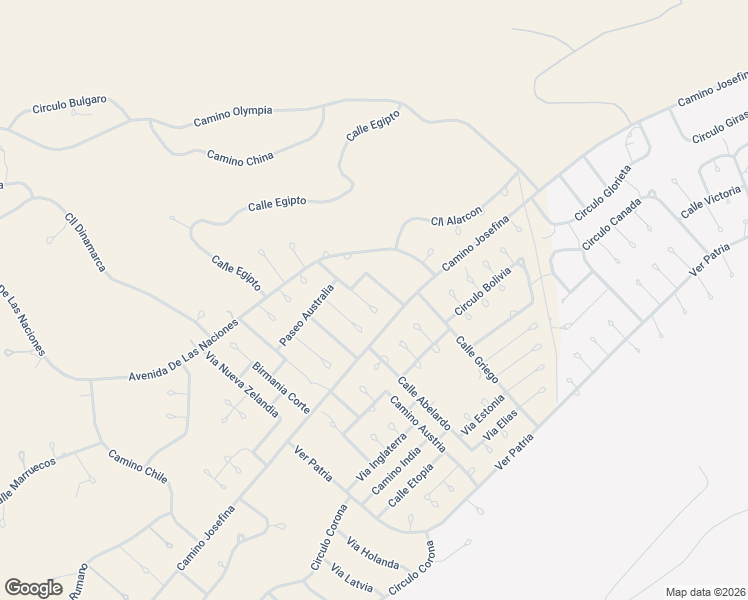 map of restaurants, bars, coffee shops, grocery stores, and more near 1808 Japon Court in Rio Rico