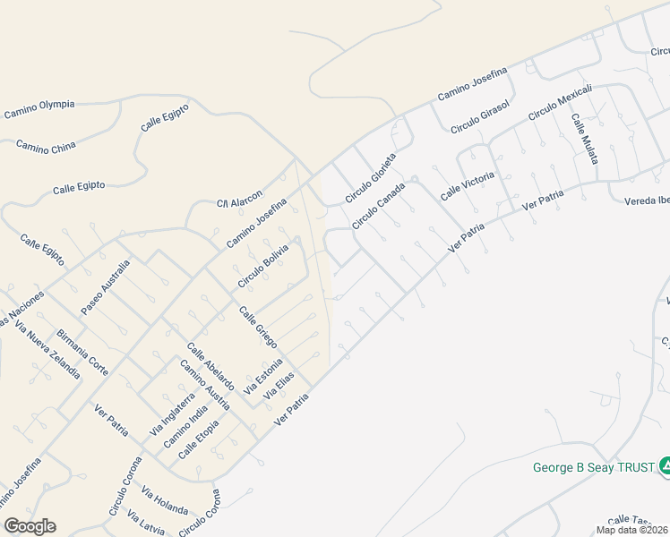 map of restaurants, bars, coffee shops, grocery stores, and more near 133 Valencia Court in Rio Rico